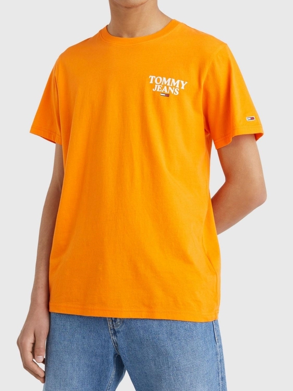 Tommy Jeans TJM Chest Entry Logo t-shirt - Sun Kissed Orange